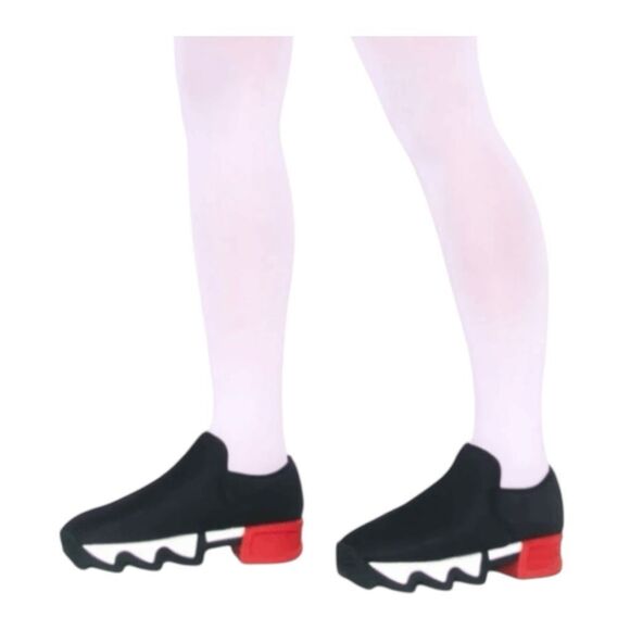 IRI WES I Black Red Low Top Neoprene Sneaker Unisex 38.5 /‎ 8 - Picture 3 of 12